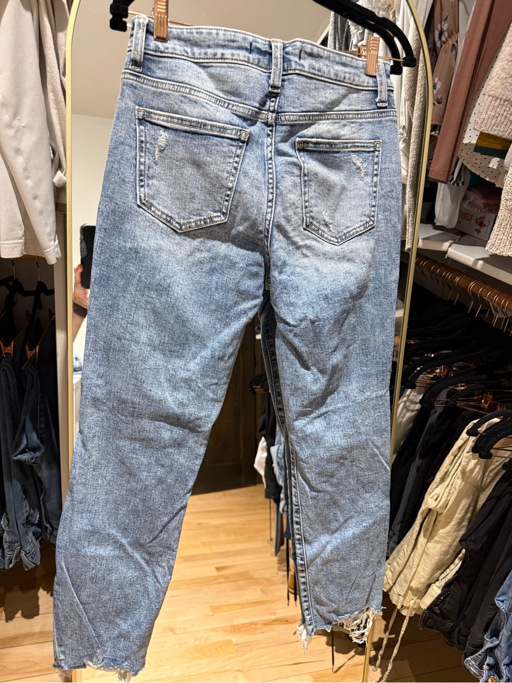 Distressed Light Blue Women’s Ripped Jeans - Unbranded - Picture 2 of 4